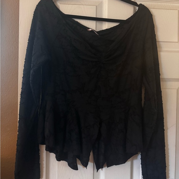 Free people blouse with embossed print - Picture 3 of 3